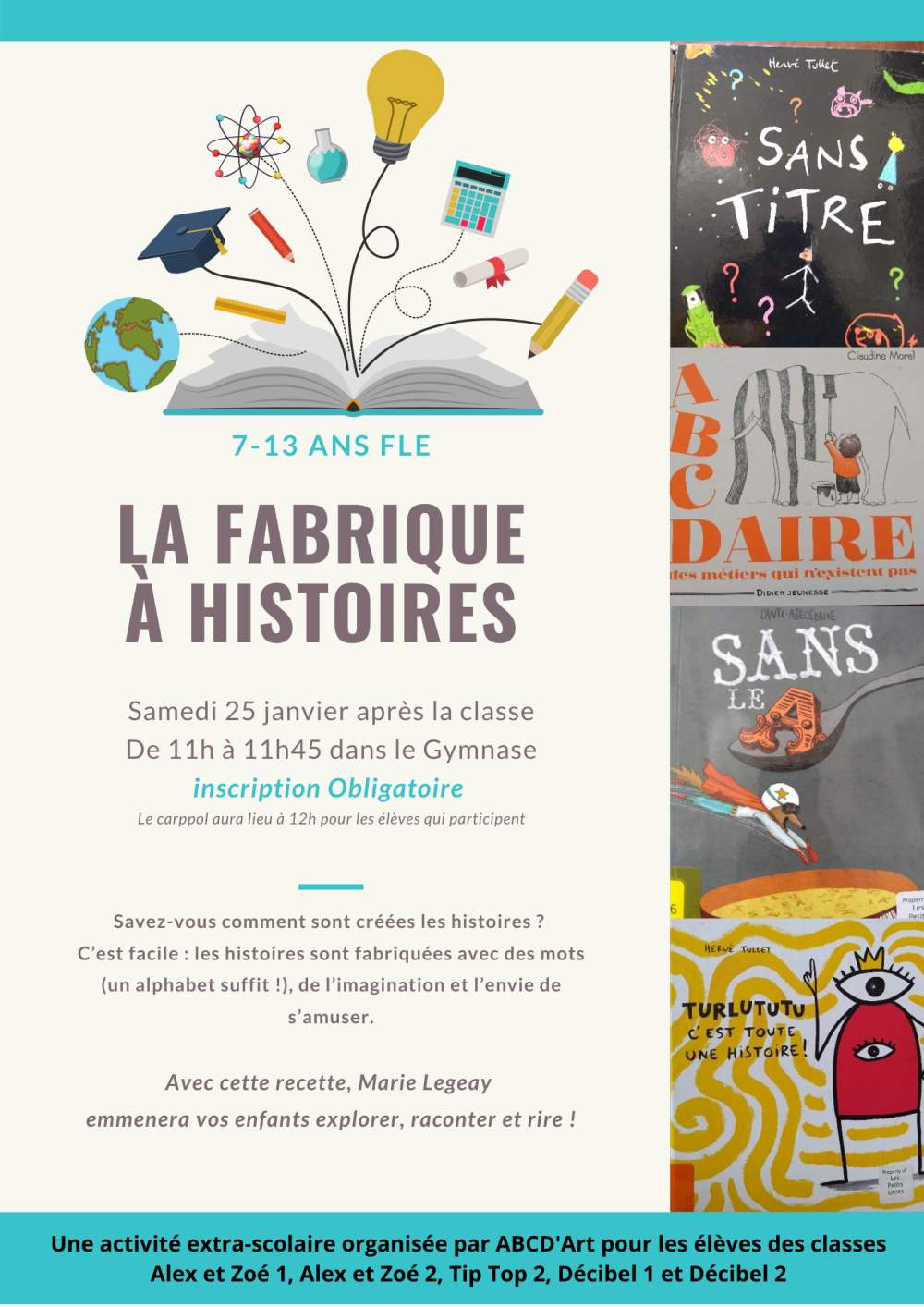 ABCD'ART : La fabrique à histoires